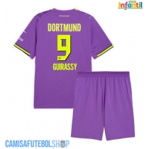 Camisa de time de futebol Borussia Dortmund Serhou Guirassy #9 Replicas 3º Equipamento Infantil 2026-27 Manga Curta (+ Calças curtas)